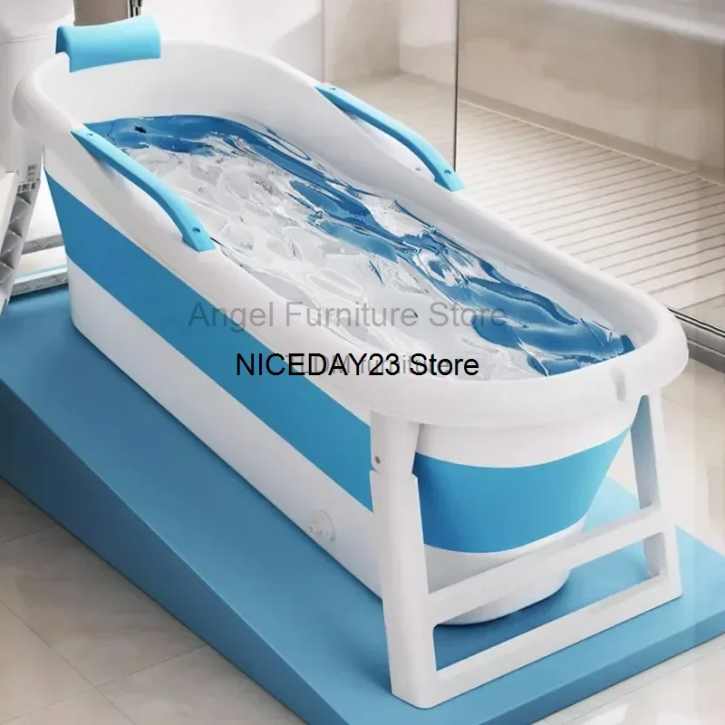 

Foldable Bath Tub Full Body Adult Large Bathtub Simple Portable Bathtubs Adult Household Children's Thickened Bath Bidet