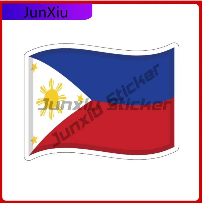 

Phillipines Flag Scratch-proof Stickers Decorations For Suv Rv Camper Windows Windshield Luggage Kayak Laptop Phone Phone Case