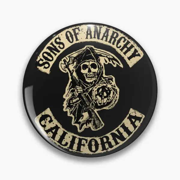 Sons Of Anarchy  Soft Button Pin Lover Funny Clothes Gift Jewelry Metal Badge Creative Brooch Collar Cute Lapel Pin Cartoon Hat