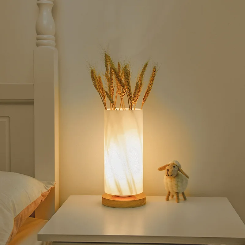 Imagem -03 - Flower Led Table Lamp com Usb Plug Desktop Night Light Atmosfera Decorativa Sala de Jantar Café Sala de Estar