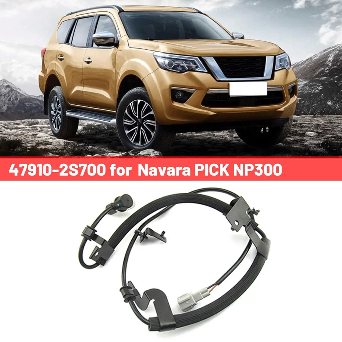 47910-2S700 Front Right Wheel Speed Sensor Speed Sensor Auto for Nissan Navara PICK NP300