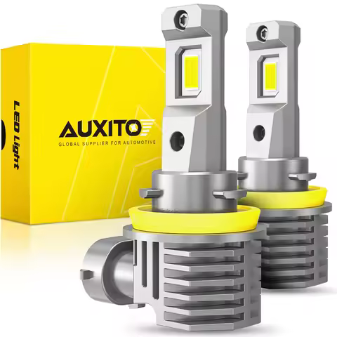 AUXITO 2Pcs H8 H11 LED Headlight Bulb 16000LM 9005 HB3 9006 HB4 H16 JP H9 LED Fog Lamp Super Bright 6500K White Automobile Light