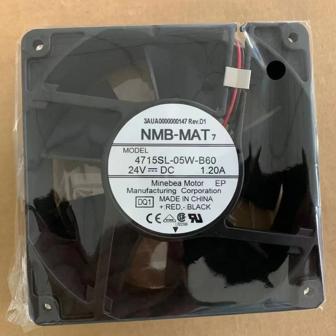 

Вентилятор охлаждения AA+1шт для NMB-MAT 4715SL-05W-B60, модель 120*120*38мм, DC 24V 1.20A