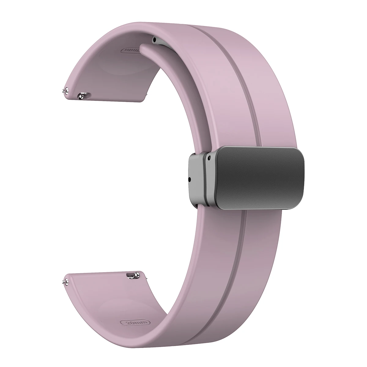 18 mm, 20 mm, 22 mm siliconen band voor de Samsung Galaxy Watch 7, 6, 5, 4 (40/44 mm), magnetische band voor de Huawei Watch GT7, 6 Pro, GT5, 4 Pro (46 mm).