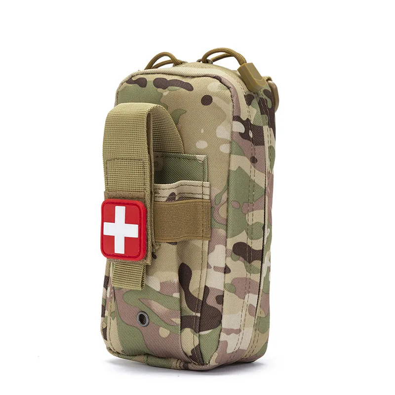 Molle Medical Pouch Tourniquet Holder Tactical First Aid Pouch Small Trauma Kit IFAK Pouch Emergency EMT Kit for Camping Hiking