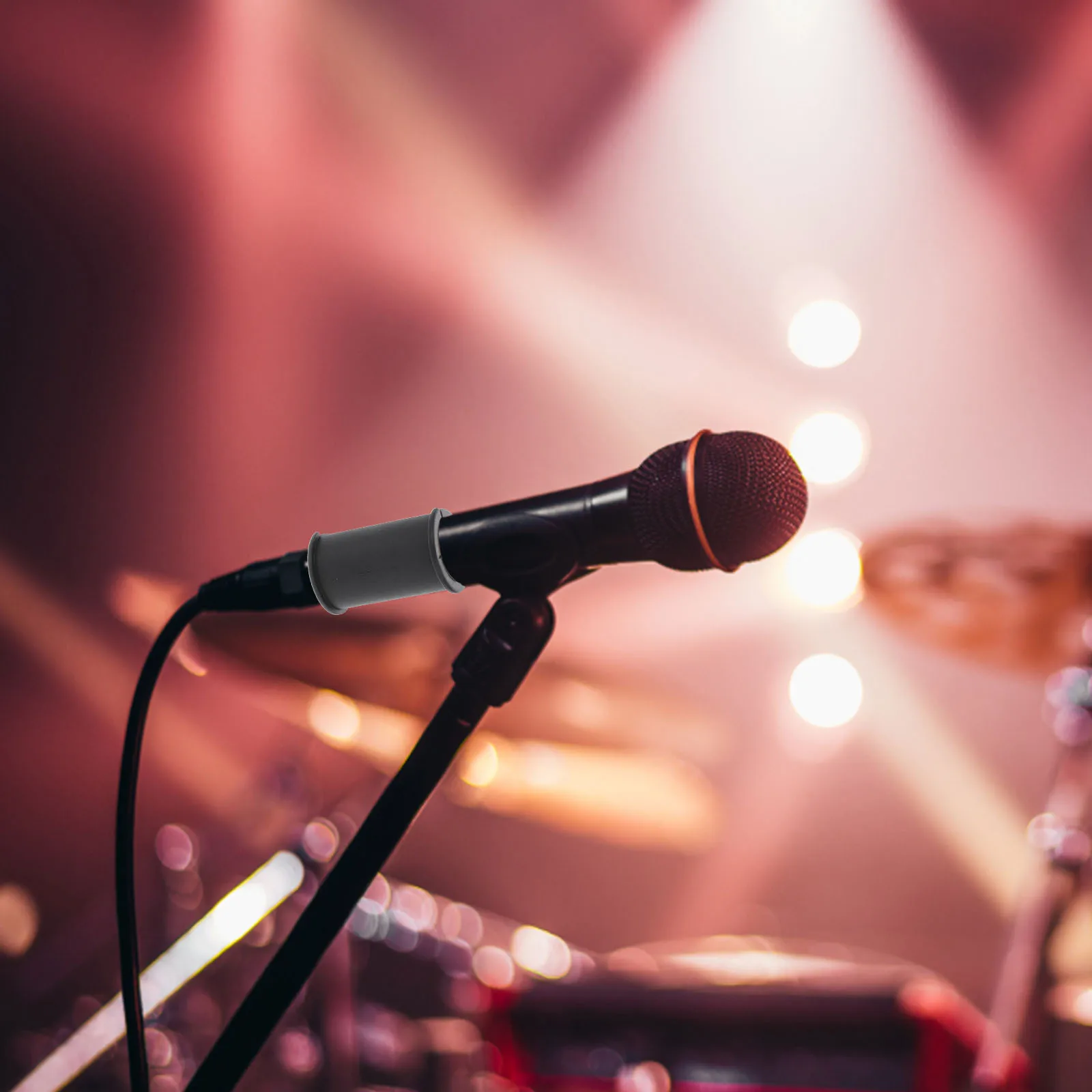 

2Pcs Professional Microphone Rubber Spacer Easy to Install Gasket for Camera Accessory and Interview Microphone Shock Mount