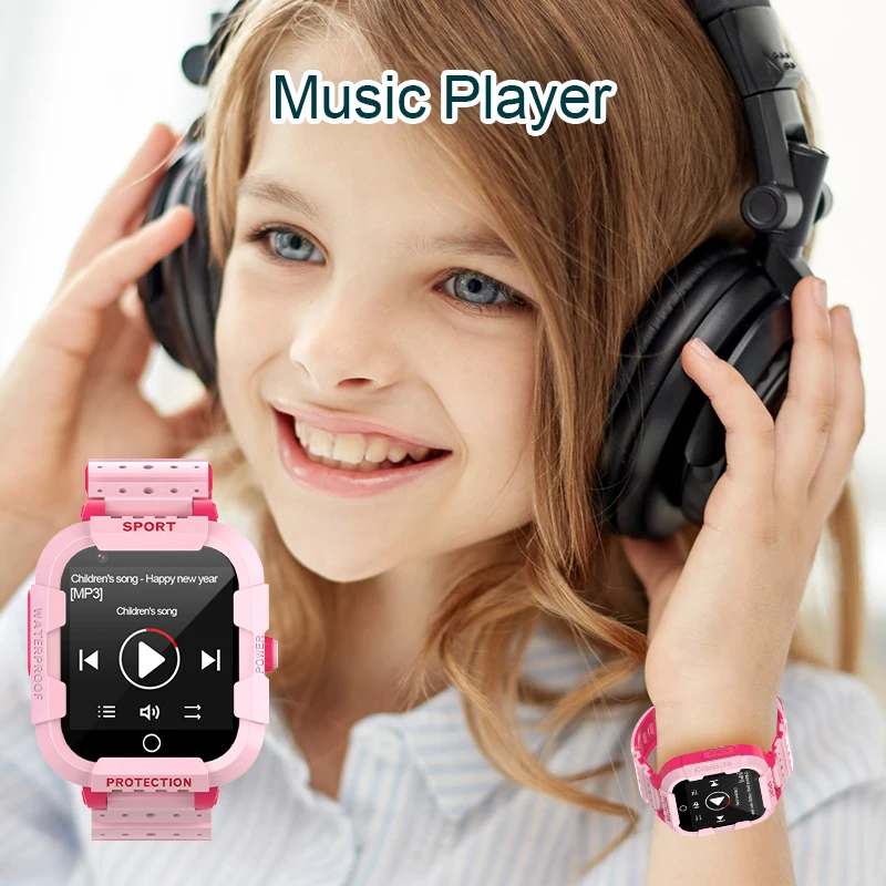 Wonlex-reloj inteligente KT12 para niños, dispositivo con rastreador antipérdida, 4G, videollamada, SOS, GEO, localizador de valla, cámara y teléfono