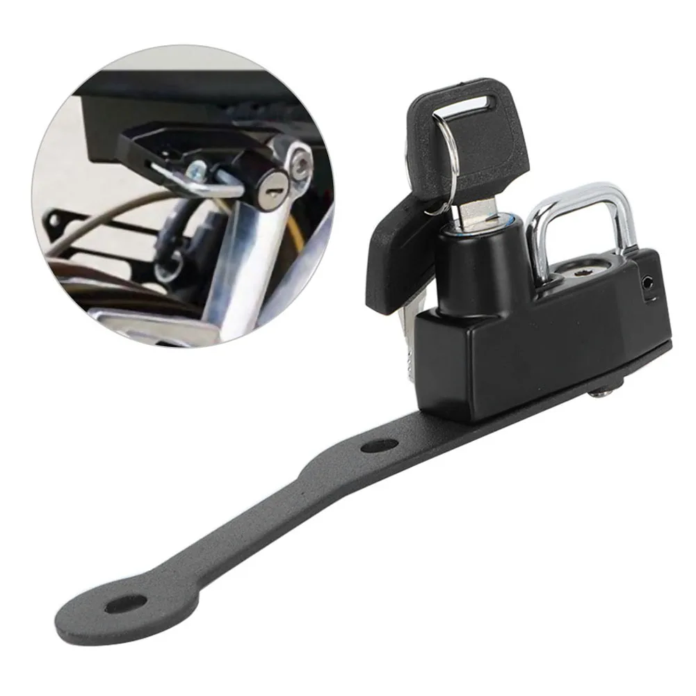 Helmet Lock for  Motorcycle Mount Hook Motorcycle Alloy Helmet Lock Kit for  MT-07 FZ-07 2014-2017/FJ-07 2014-2016