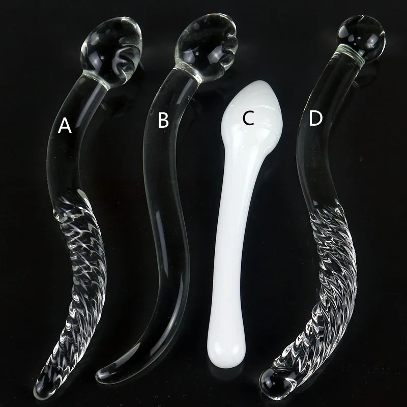 Crystal Glass Anal Plug Butt Plug Masturbation Sex Toys For Women Men Gay Prostate Massager G-spot Adult Products Anal Sex Toys