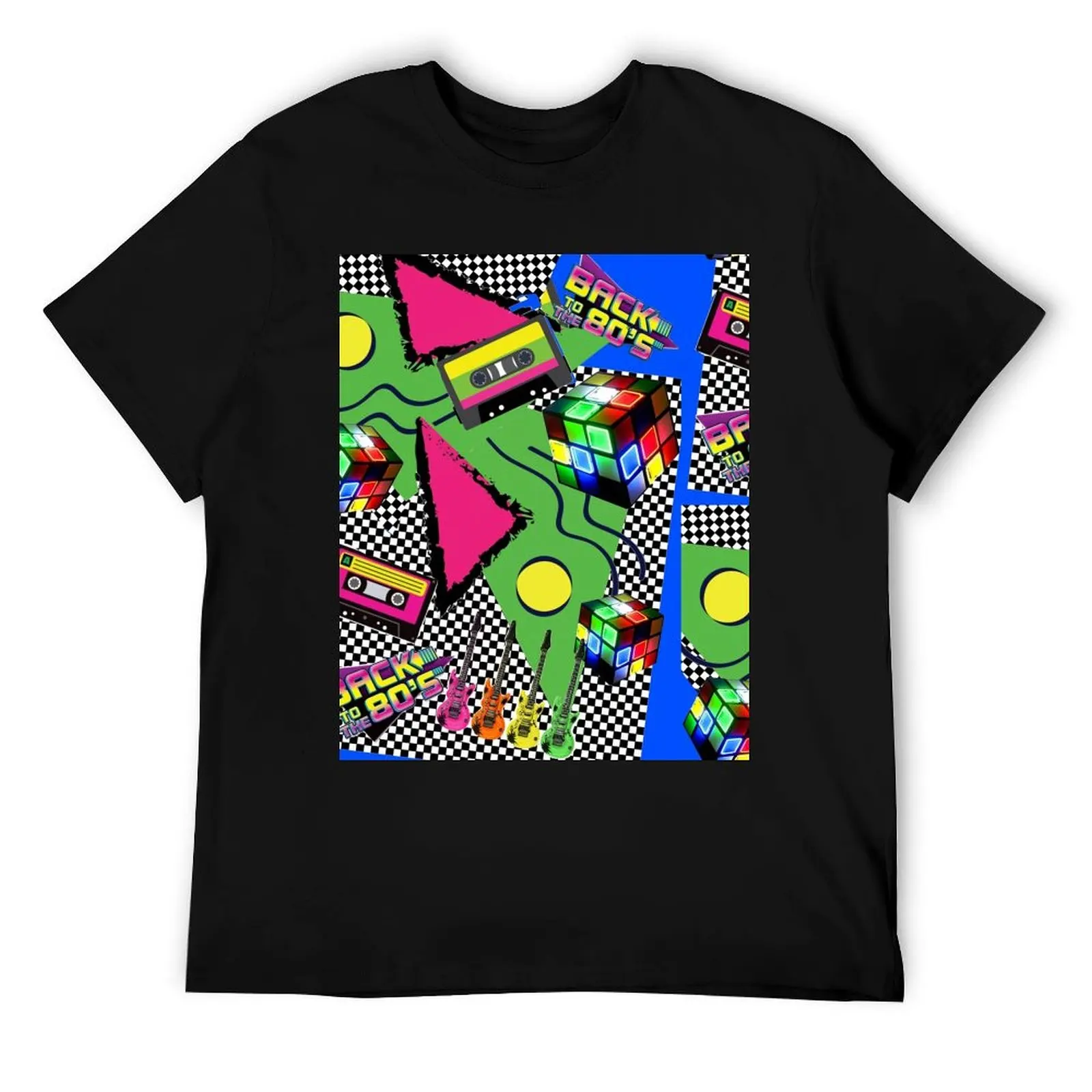 

Neon Eighties T-Shirt funny t shirts man t shirt man designer t shirts for man pack cotton T-Shirt