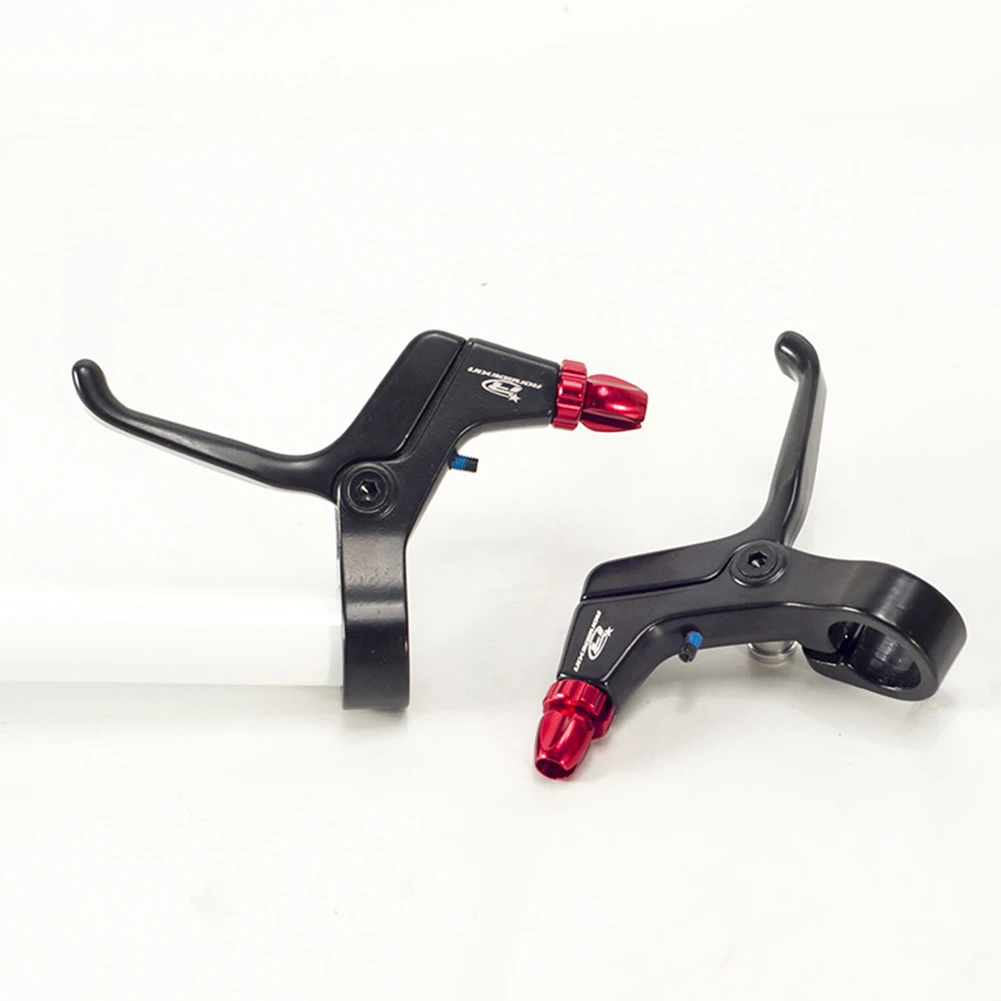 2 Finger Alloy Brake Levers Mountain-Bicycle Kid Bike MTB For Mechanical Disc Brakes Linear-pull Brakes Components Lightweight