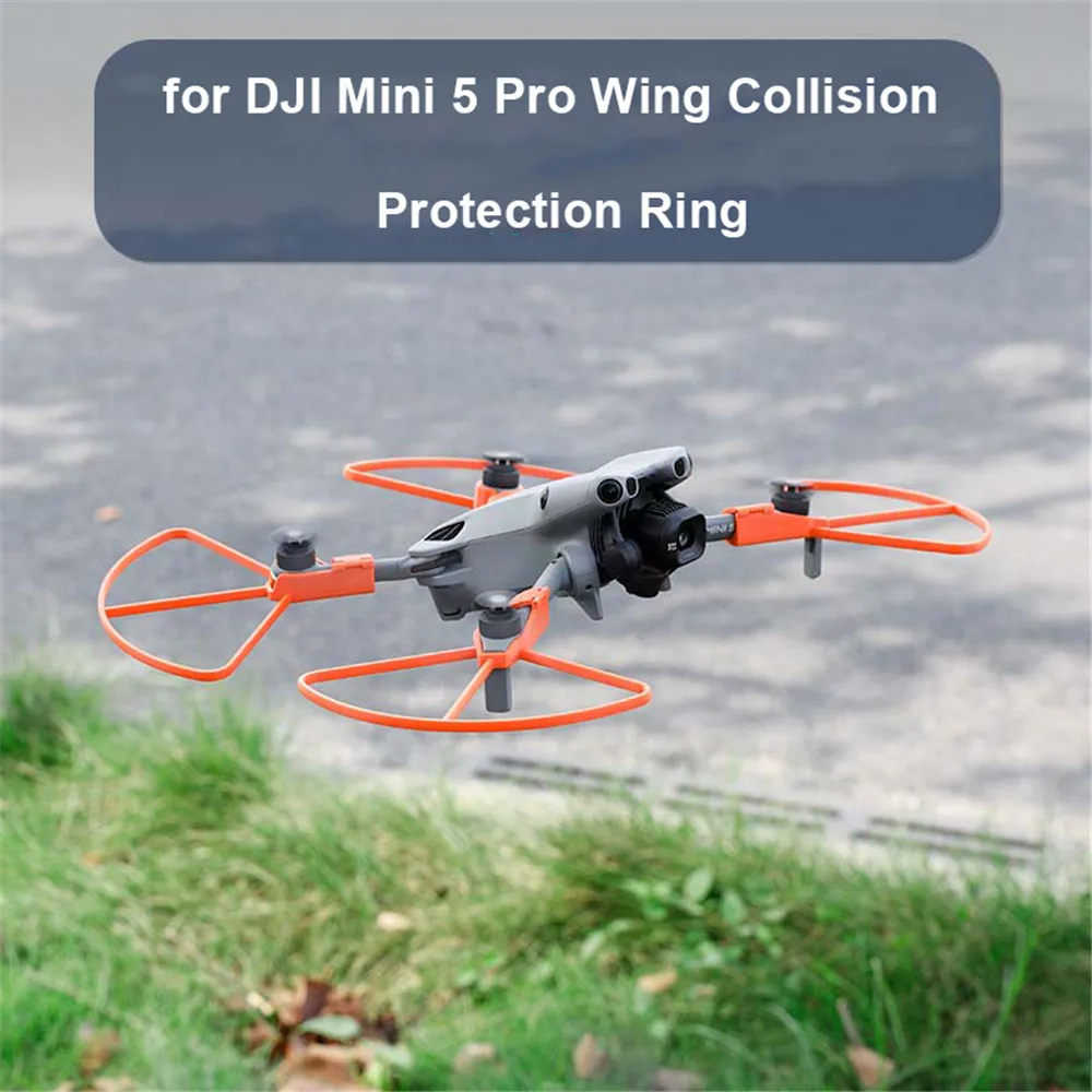for DJI Mini 5 Pro Protective Bumper Ring Drone Propeller Guard Anti-Collision Impact Bumper Guards with Heightened Tripod