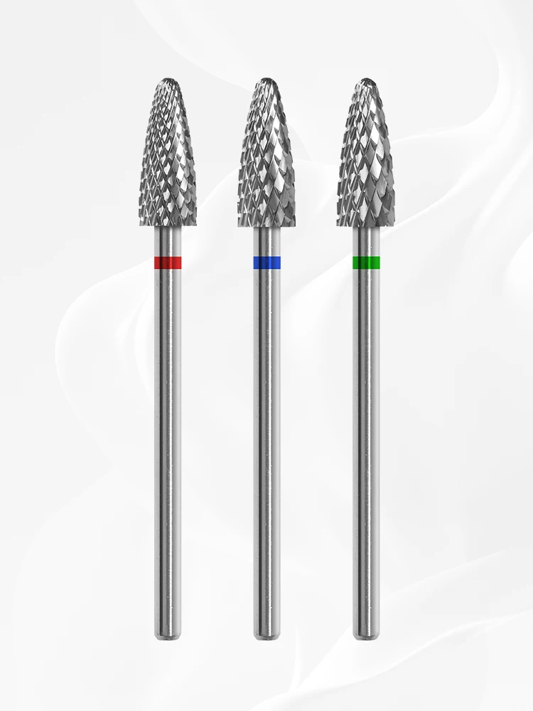 HYTOOS Carbide Nagelboorbits Professioneel 5mm Vlam Bit voor het Verwijderen van Gel Polish Duurzame Manicure Gereedschap voor Nageltechnici & DIY - afbeelding 2