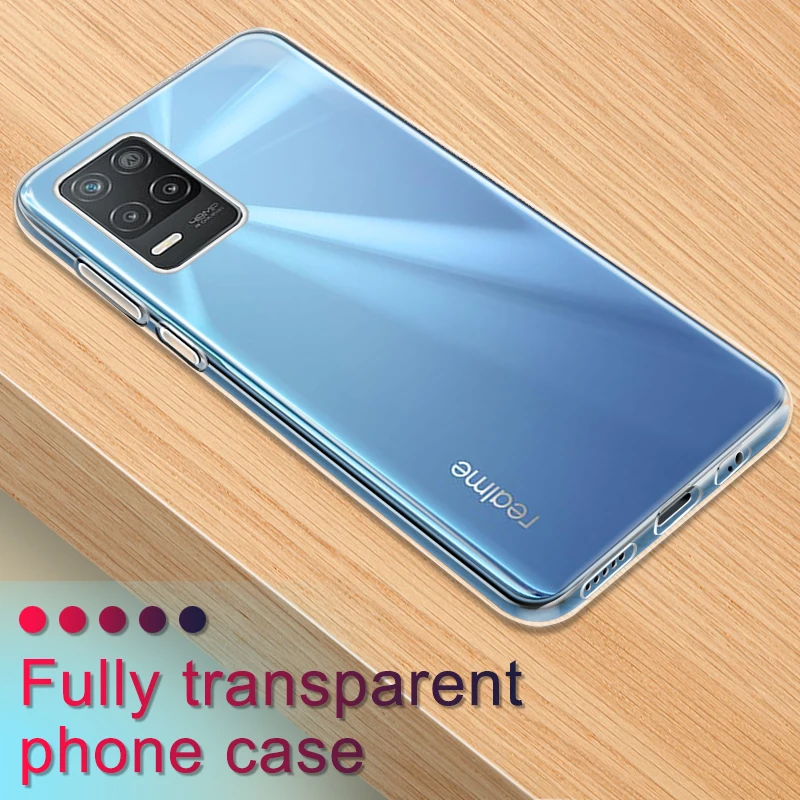 Transparent TPU Protective Case For Realme 8 9 10 11 Pro Soft Silicone Shell C20 C20A C21 C25 C30 C31 C33 C35 C53 C55 Back Cover