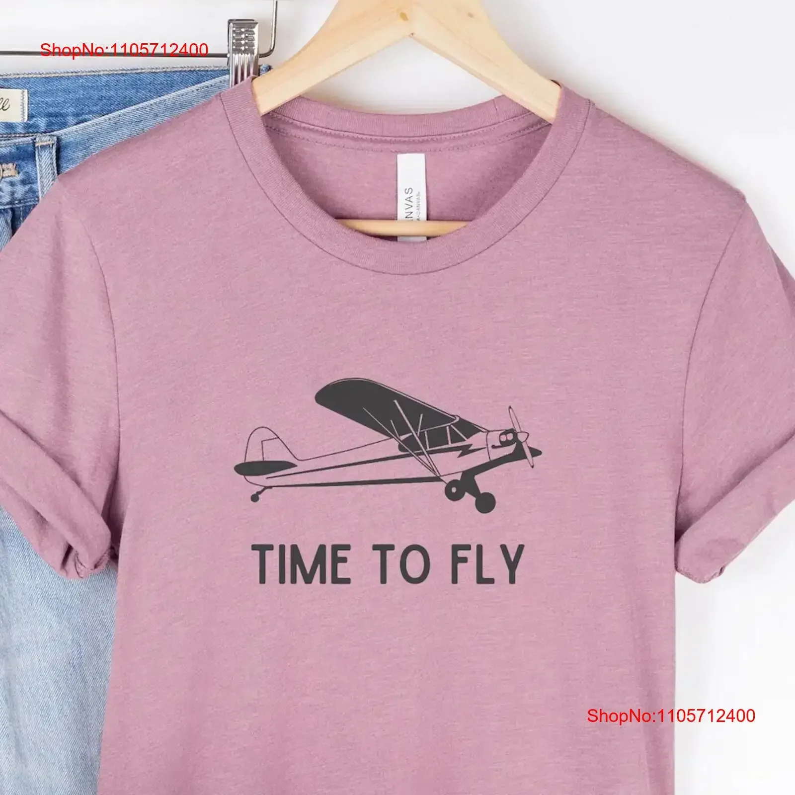 Time to Fly T Shirt Aviation Pilot Flying Airport In Student CFI Airplane vintage Washed Breathable graphic fashion Stylish