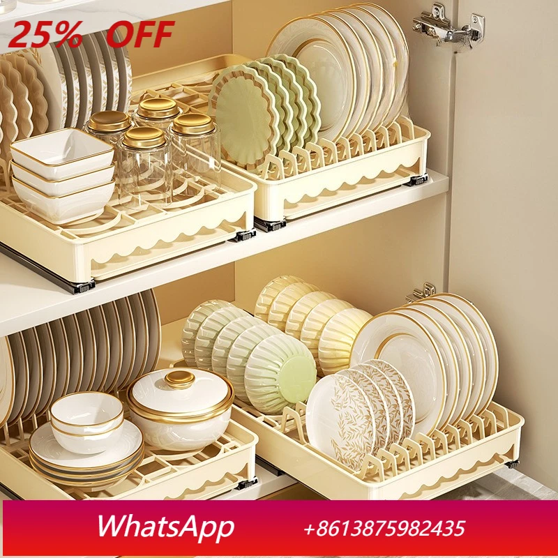 

LMM Storage Dish Rack Drawer Dish Rack No Punching