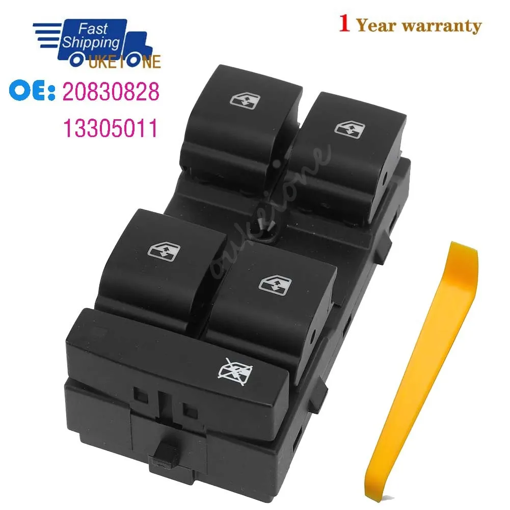13305011 For Opel Insignia 2008‑2017 Master Driver Side Electric Power Window Switch lifter Control Button Parts 20830828