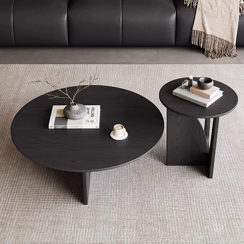 Transform Round Coffee Table Clear Simple Unique Standing Coffee Table Decoration Modern Mesa Auxiliar Postmodern Furniture