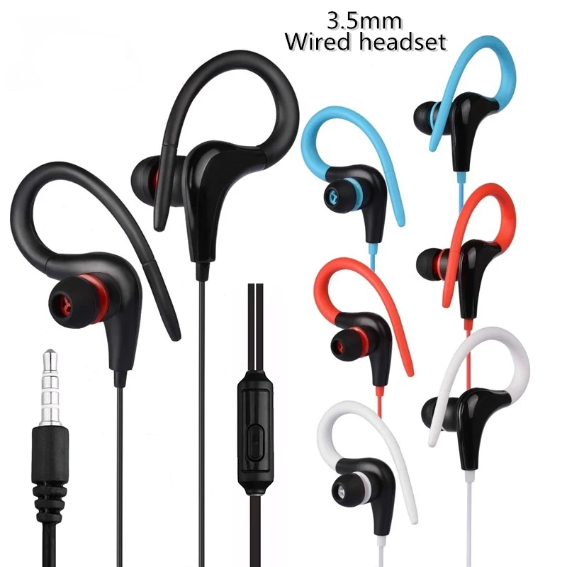 Fashion Ear Hook Sports Running Headphones KY-010 Running Stereo Bass Music Headset For Many Mobile Phone High Quality Earphone