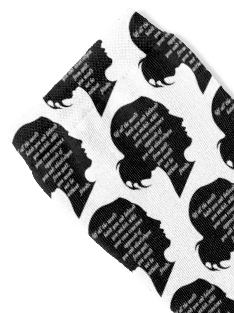 اقتباس جين آير - جوارب شارلوت برونتي الفاخرة للعام الجديد هدية عيد الميلاد الساخنة جوارب نسائية للرجال