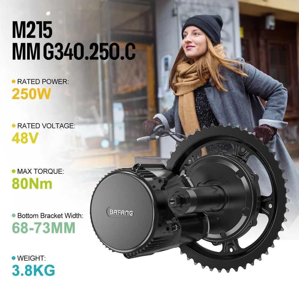 BAFANG BBS01B BBS01 250W Motor 36V 48V Mid Drive Ebike Conversion