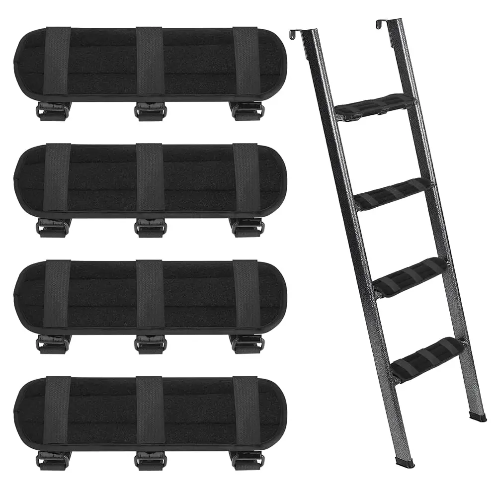 

Free Shipping-4 Pack Bunk Bed Ladder Pads with 3 Adjustable Hook & Loop Strap, Soft Bunk Beds Ladders Cover, Comfortable Ladder