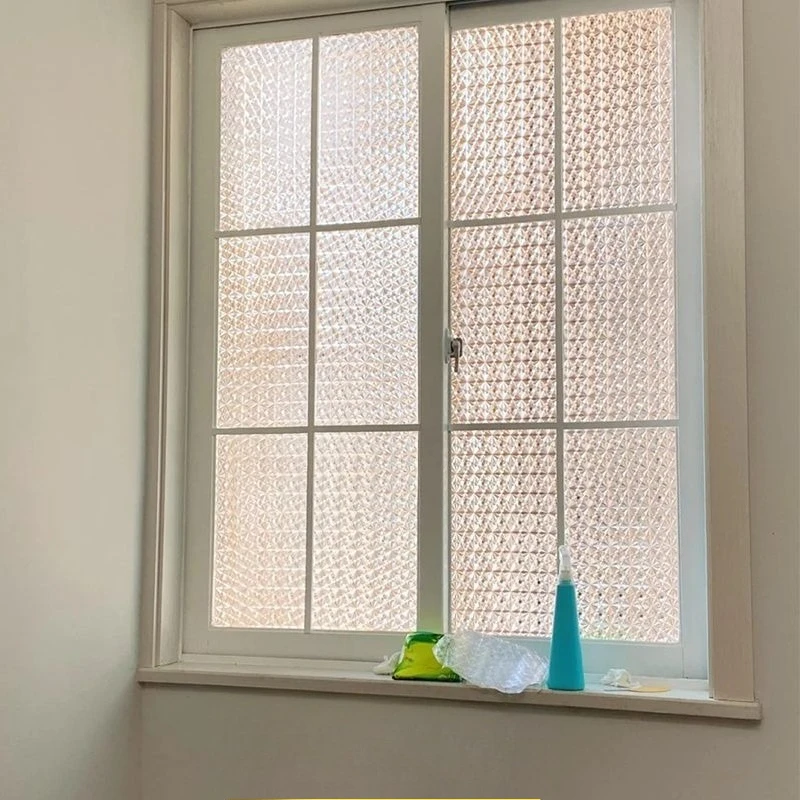 

Retro Glass Stickers 3D Decoration Bathroom Frosted Film Window Wallpaper Decoration Film Anti Peeping and Anti Light Leakage