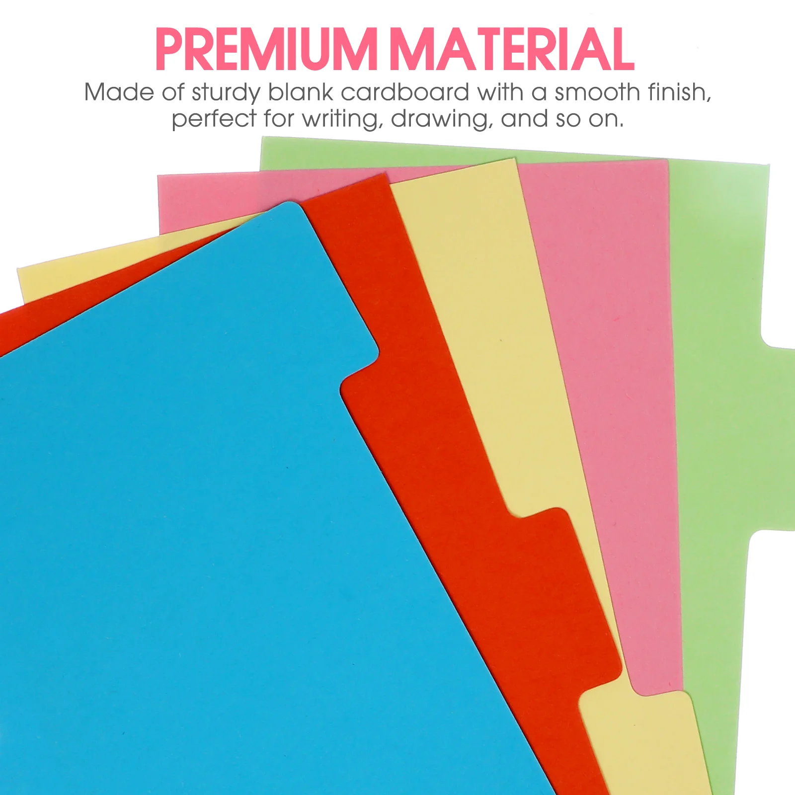 

6 set 6-Hole A6 Colored Notebook Dividers Refill Sets 5 Sheets Per Set Random Colors Heavy-Duty Paper For Travel Office School