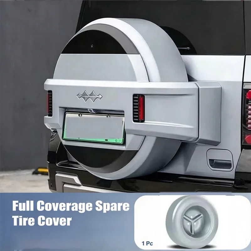 All-Inclusive ABS Spare Tire Cover Tailgate Protector Accessories For BYD Leopard 8 2024-2025 Auto Exterior Modification