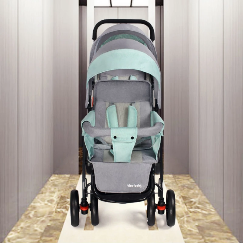 ‌All-Season Twin Stroller‌ - Windproof Canopy with Reclining Seats Anti-Tip Lightweight Frame & Foldable Double Carriage - Image 3