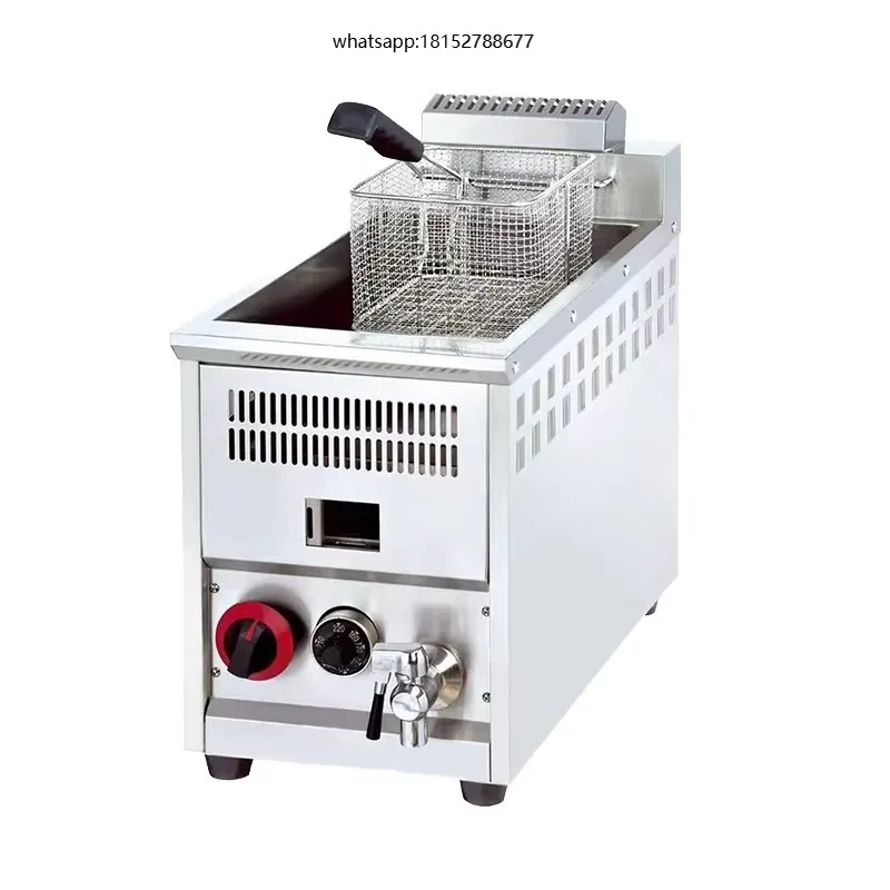 Commercial Gas Automatic Chicken Potato Fried Machine Professional Kitchen Manufacturing Equipment Restaurant Use Sale