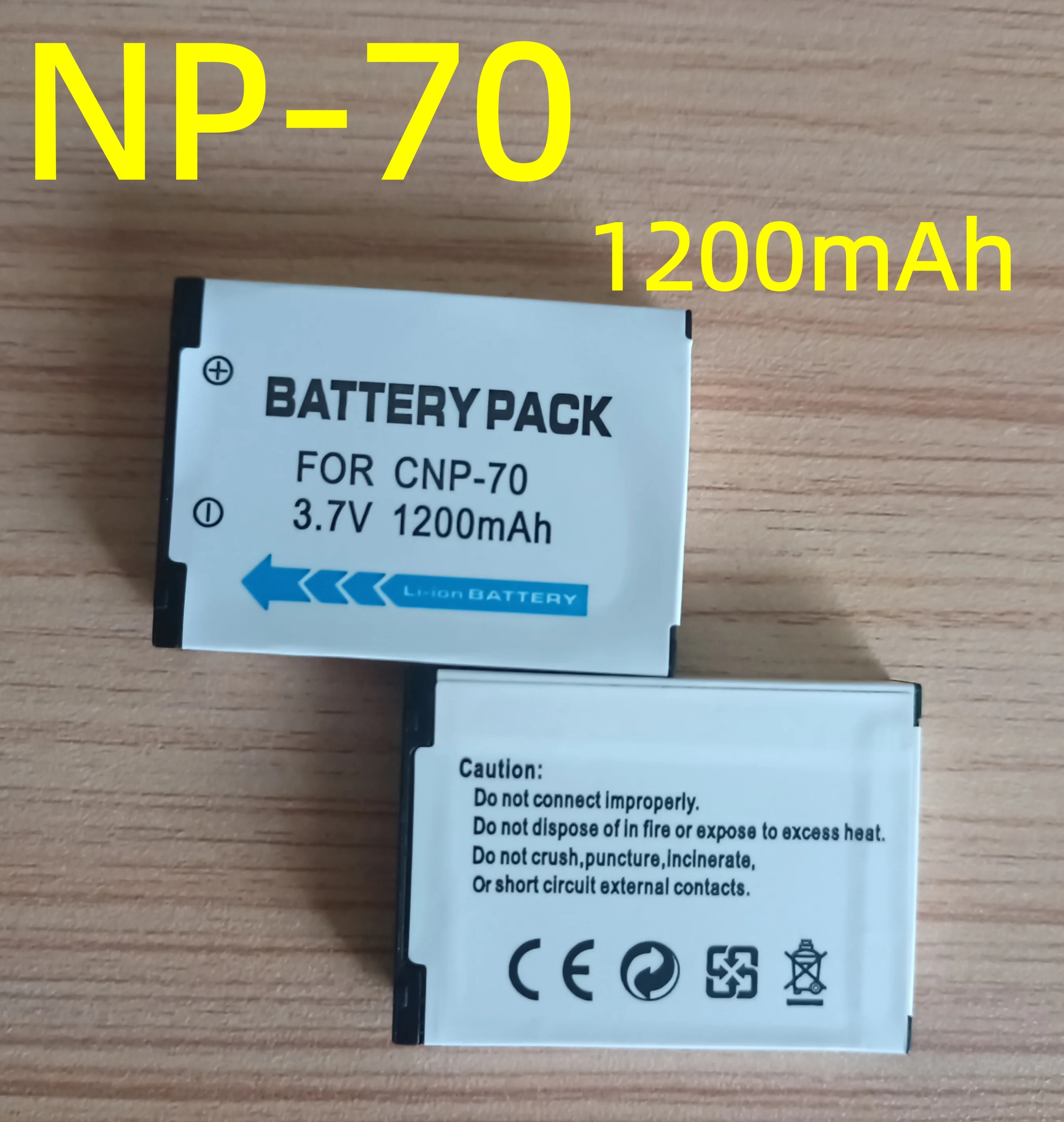 1200Mah NP-70 Np 70… - image