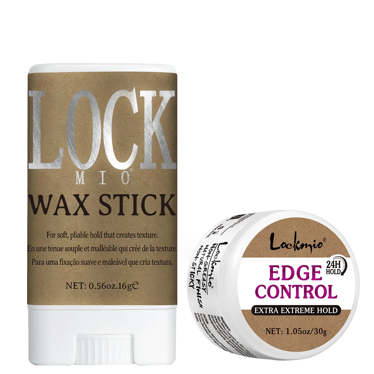 LOCKMIO Hair Smoothing Wax Sticks Flyaway Control Styling Solid Wax Finishing Artifact Hair Slick Products for Women & Children