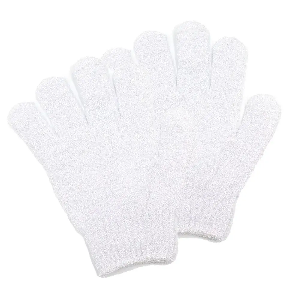 Badet uch Nylon handschuhe fünf Finger Bade ausrüstung seitige Notwendigkeiten Residenz Doppel handschuhe Haushalts dusche täglich e8p1