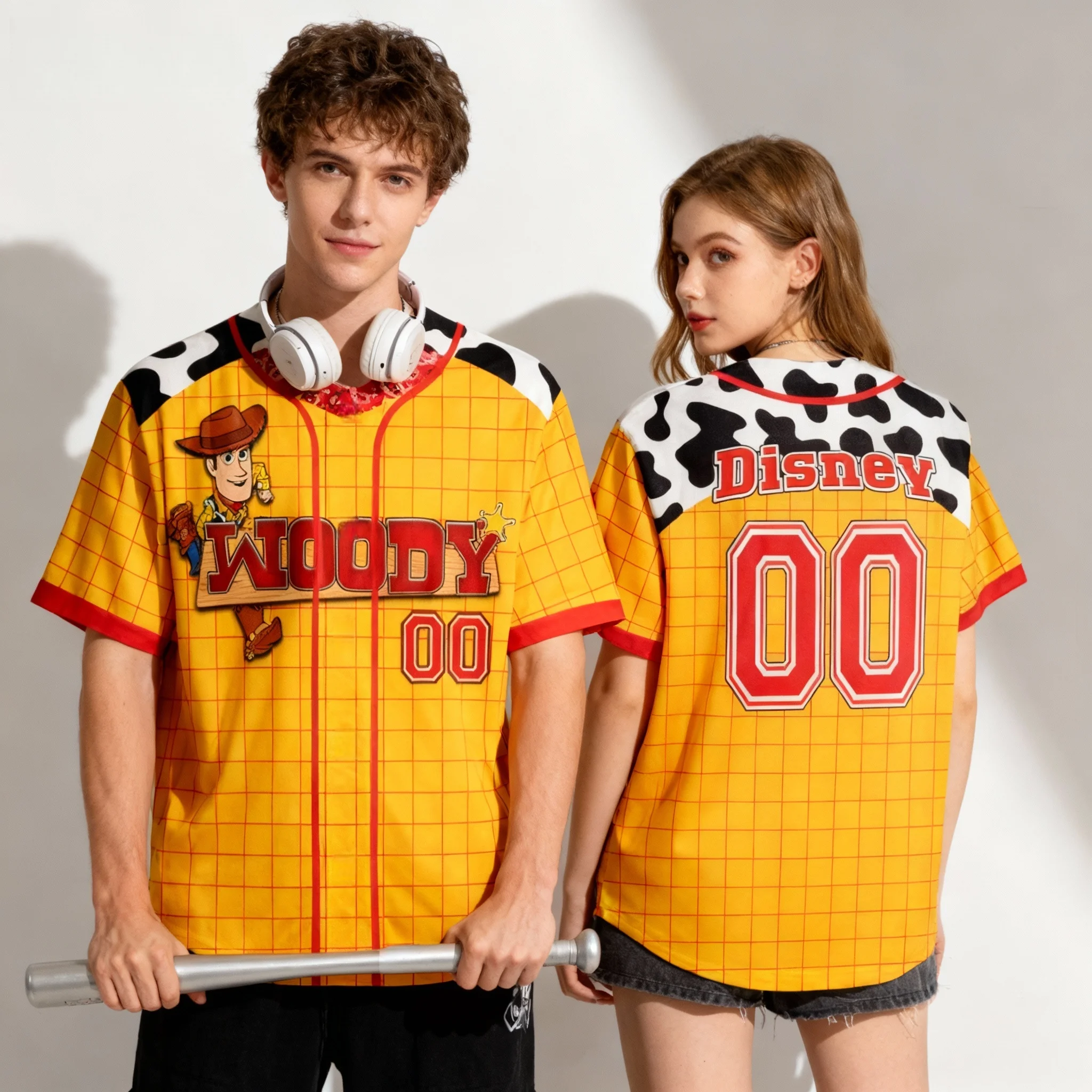 الصيف أعلى بيع قصة لعبة ديزني: سلسلة الخارقون سترات البيسبول الشارع المتضخم الرجال والنساء أزياء تي شيرت