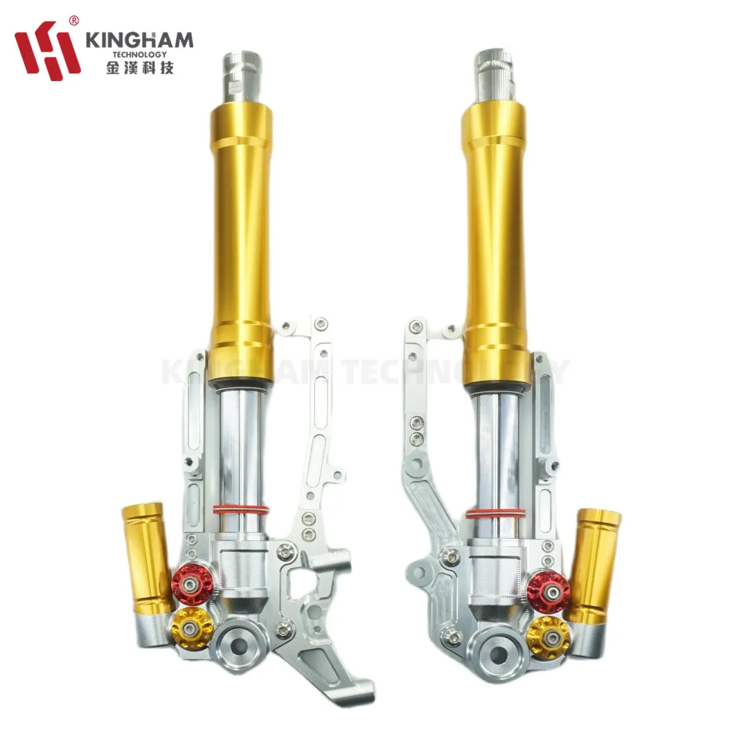 KINGHAM Multi-Adjustable Front Shock Absorber for Honda Forza 300/350 Motorcycle Factory Wholesale CNC Motorcycle Accessories