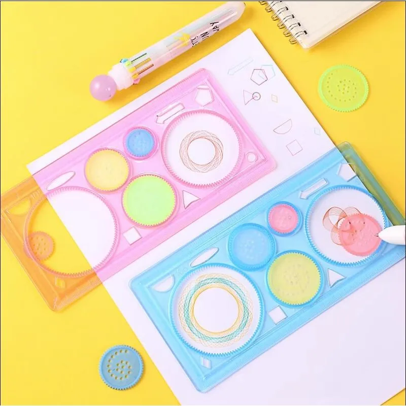 Set da disegno per bambini Spirograph Art Kit da disegno STEM con righelli geometrici Libera la creatività Impara