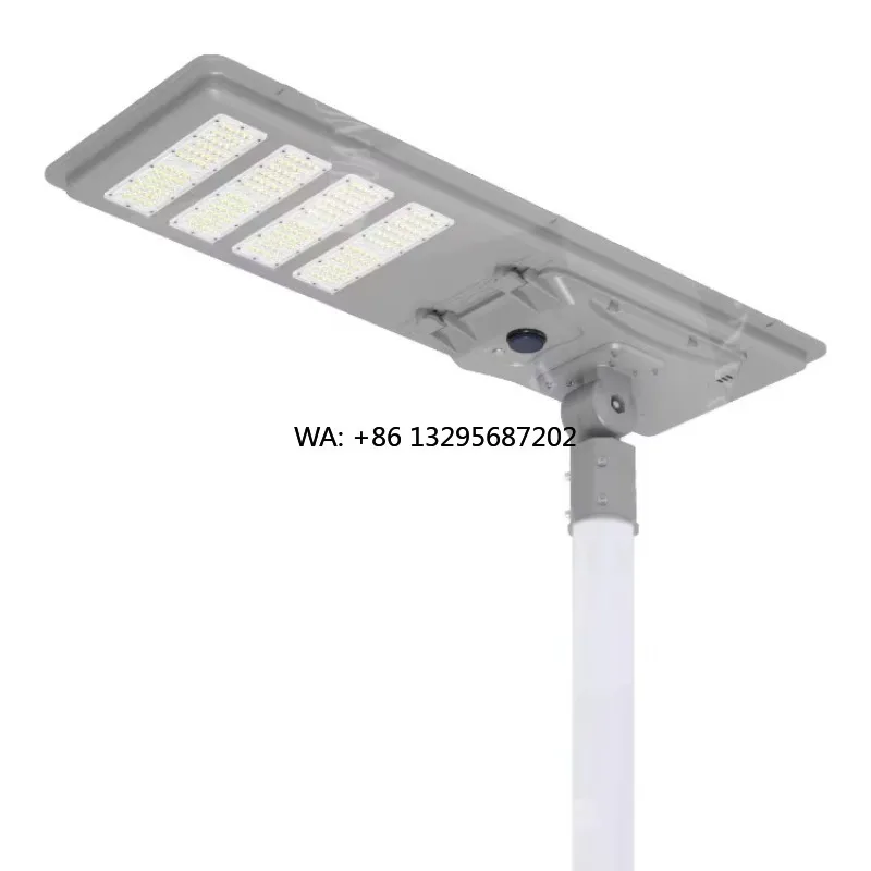 Уличный светильник на солнечных батареях «Всё в одном» 250W 300W 400W 600W 800W 900W, интегрированный светодиодный уличный фонарь на солнечной энергии