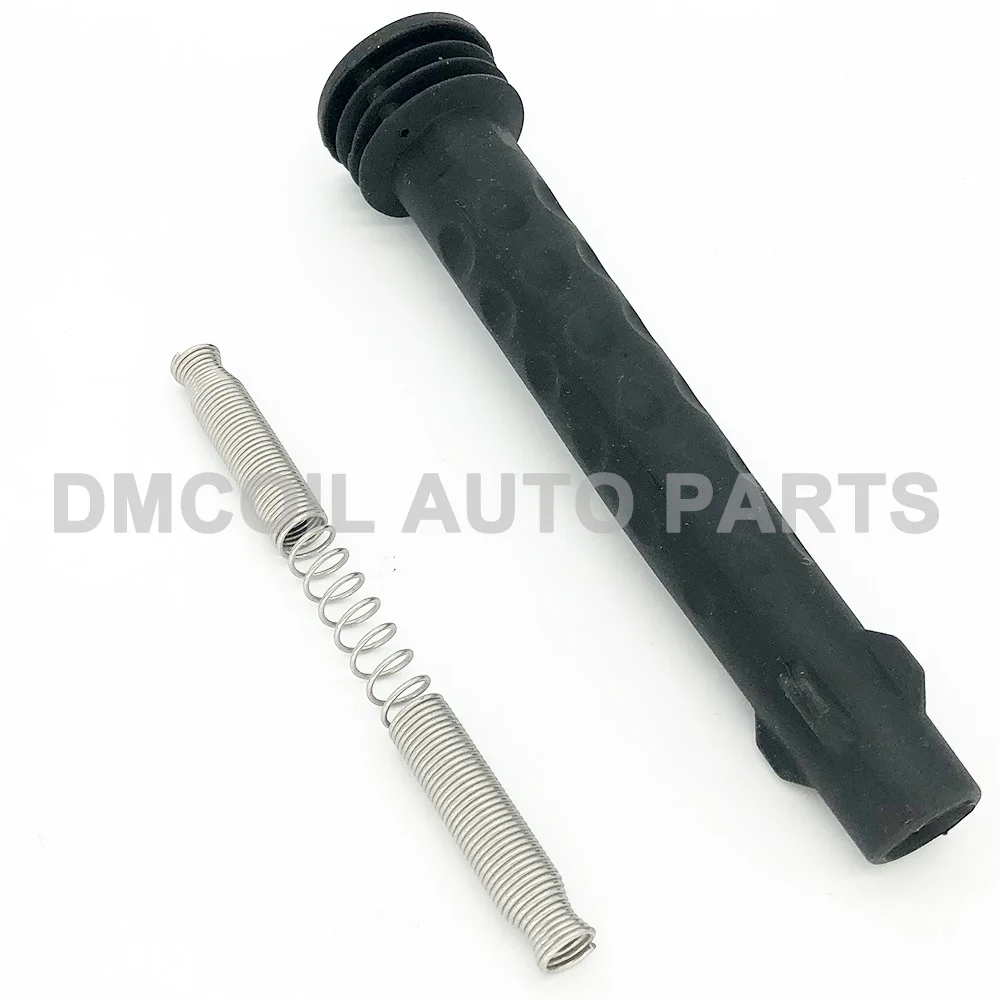 4 PCS IGNITION COIL RUBBER BOOTS WITH SPRING FOR ALFA ROMEO MITO FIAT 500 BRAVO DOBLO DELTA JEEP 0.9 1.4 2008- 55224494 55234131