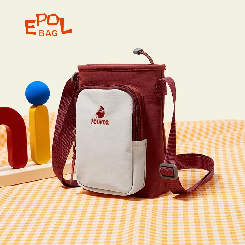 

EPOL Women's Small Shoulder Bag Nylon Teenage Students Crossbody Bags Fashion Canvas Messenger Bag 3047-14