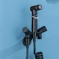 Tianview Bathroom Lady Washer Bidet Brass Faucet Toilet Companion Spray Gun Set Balcony Bathroom Washing Machine Spray Gun