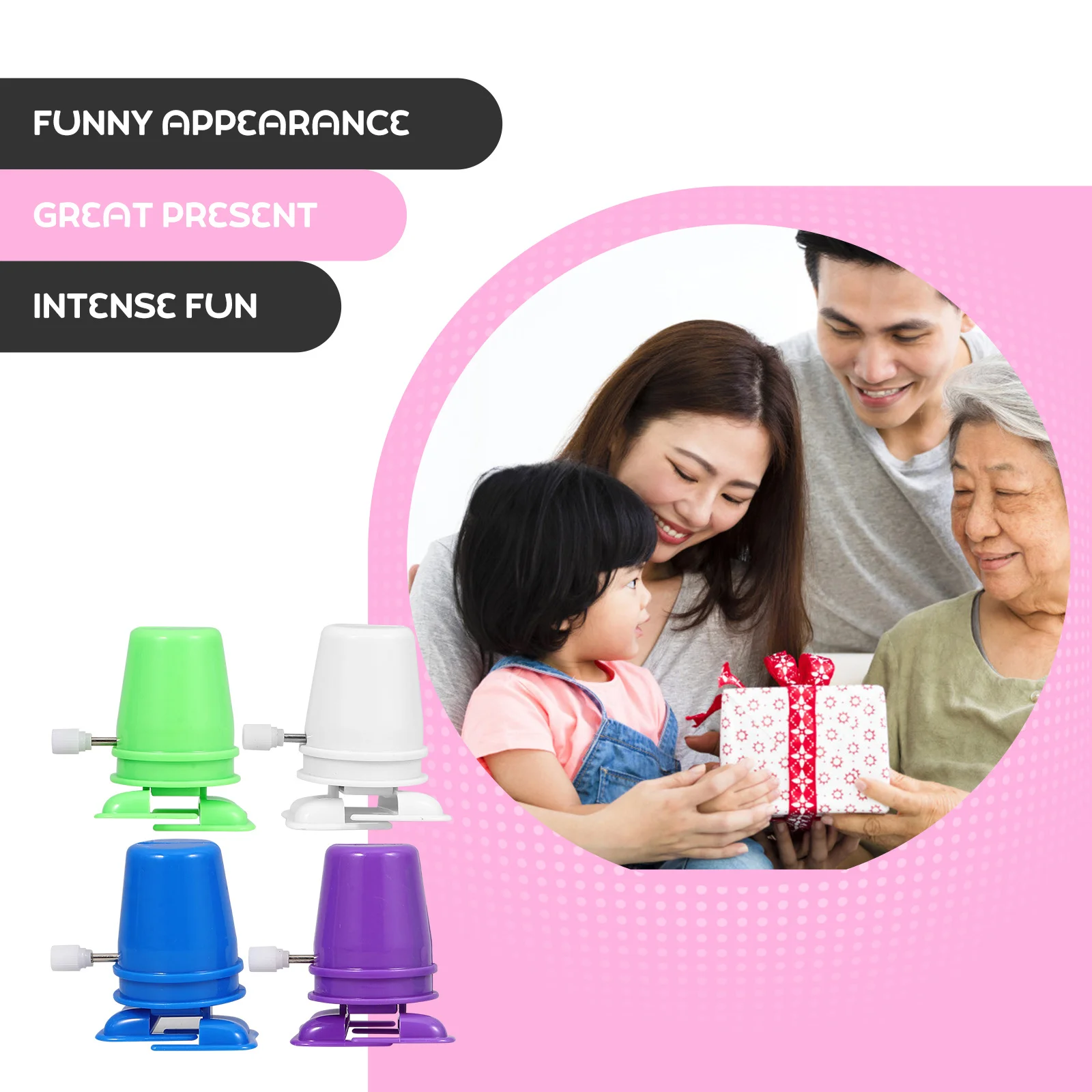 8 قطعة Windup روبوت عقارب الساعة حركة بلاستيكية صغيرة لتقوم بها بنفسك آلية استبدال الإصلاح للمشي بأرجل الطين الحرفية الملحقات #4