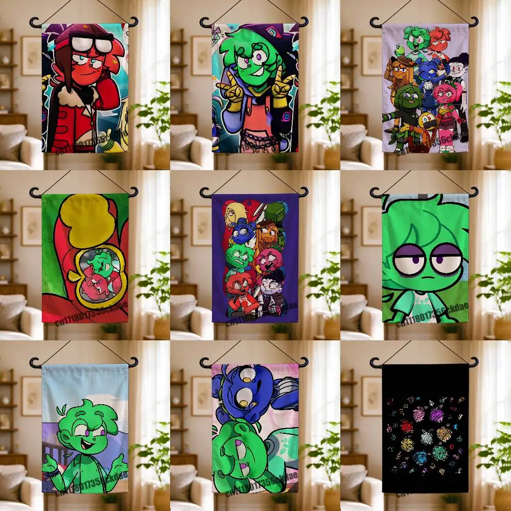 For O Mundo Do Torajo OMDT Yard Flag Custom Outdoor Home Advertising Cloth Decoration Garden Flags Banner