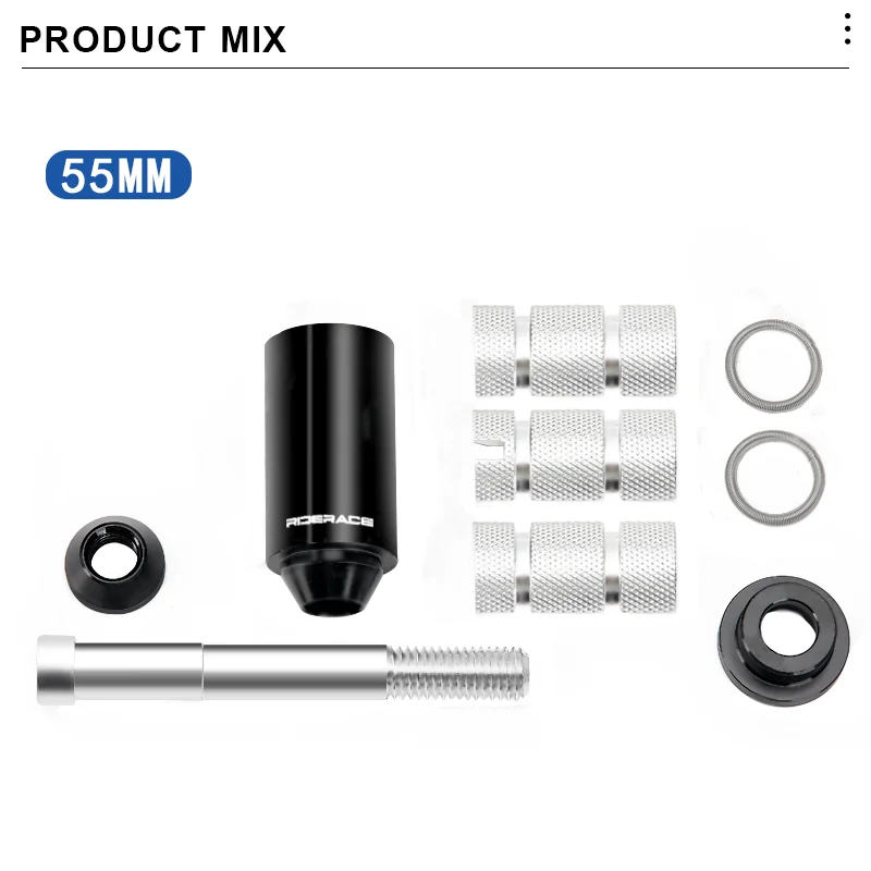 Fahrradlenker-Vorbauhöhenverlängerung, Gabel-Vorbauverlängerung, 1-1/8 Zoll (28,6 mm) Aluminium-Gabel-Vorbau-Verlängerung, versteckter Riser für MTB und Rennräder – Detail 4