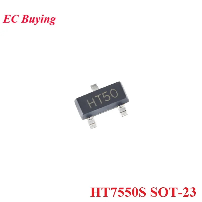 10pcs/lot HT7550S SOT-23 HT7550-S HT7550 SOT23 Output 5V/100mA LDO Chip IC Controller New Original