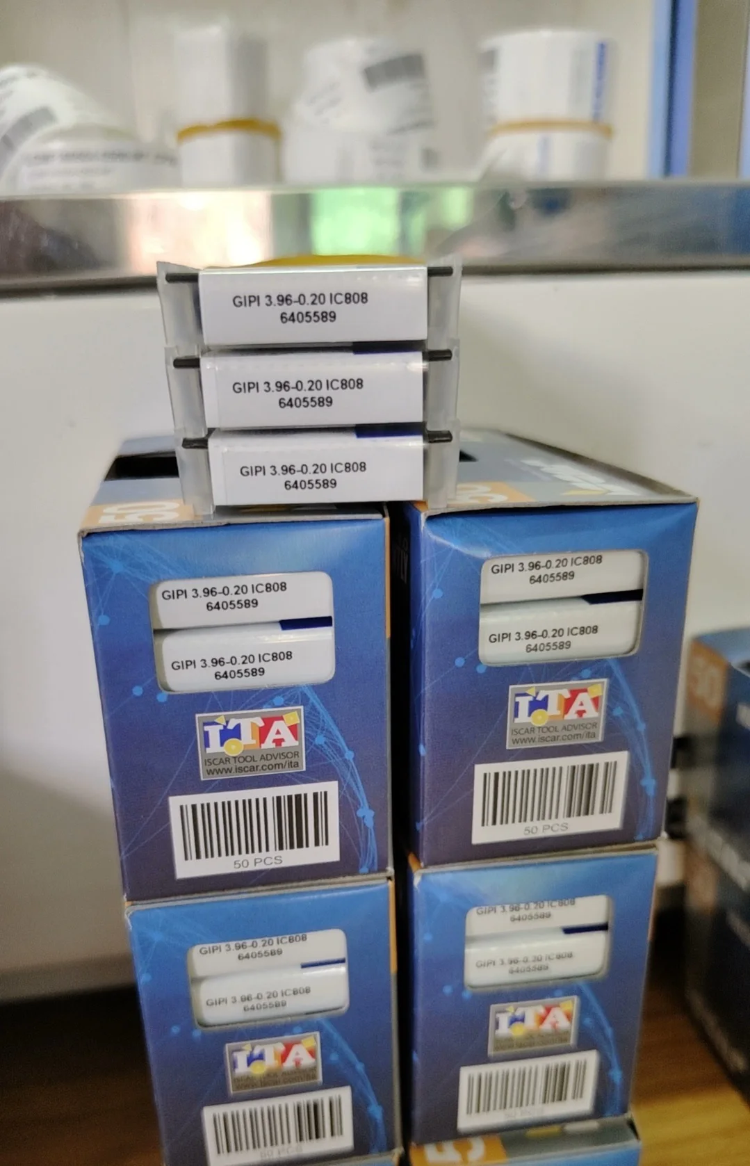

Hard alloy cutting blades GIPI3.96-0.20 IC908