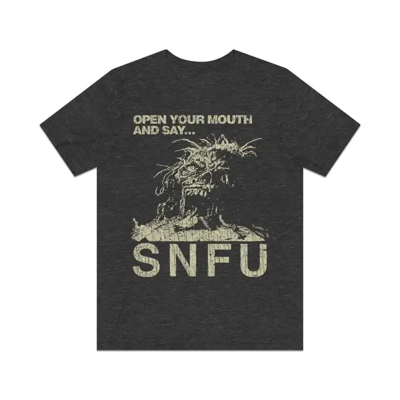 افتح فمك وقول 1981 تي شيرت رجالي عتيق