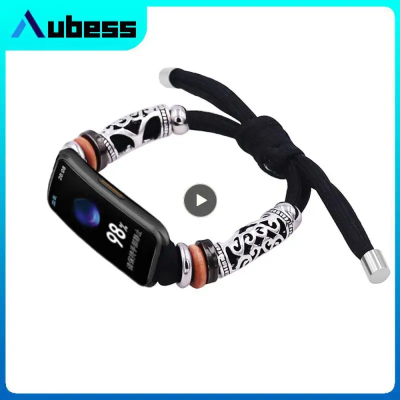 B4 Smart Bracelet Durable Unique Design Carefully Handmade Adjustable Size High Quality Materials Tibetan Silver Bead Bracelet