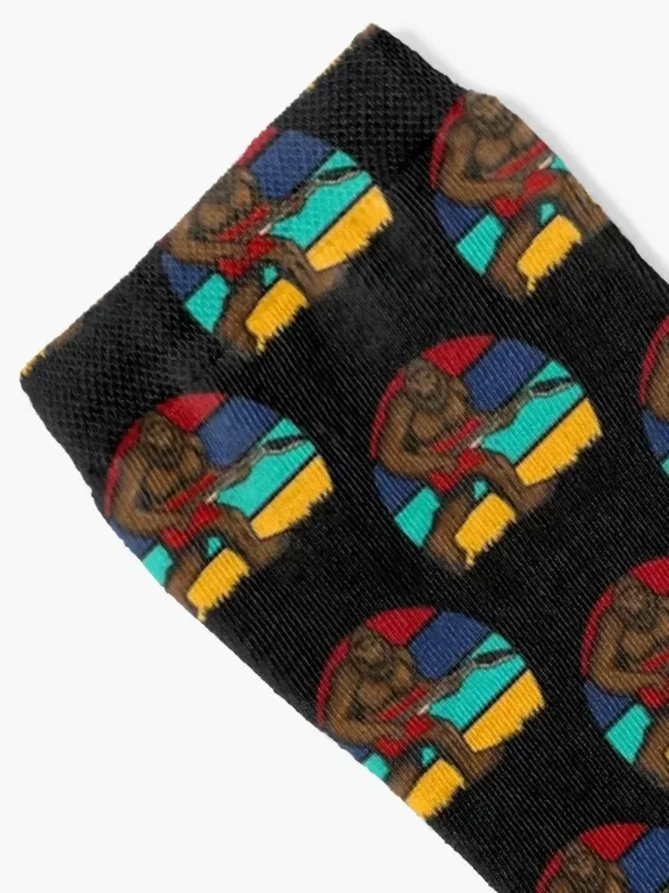 Bigfoot The Guitar Player Socks Stockings luxury sports and leisure hip hop Men's Socks Luxury Women's