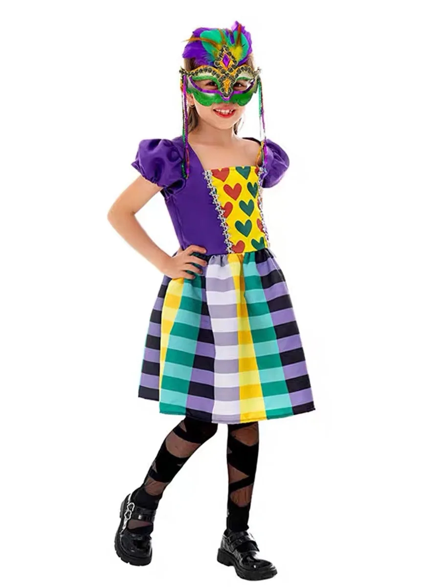 أزياء الهالوين التنكرية العرقية للأطفال كرنفال n Sle أداء الزي مادة البوليستر الصينية التقليدية... #3